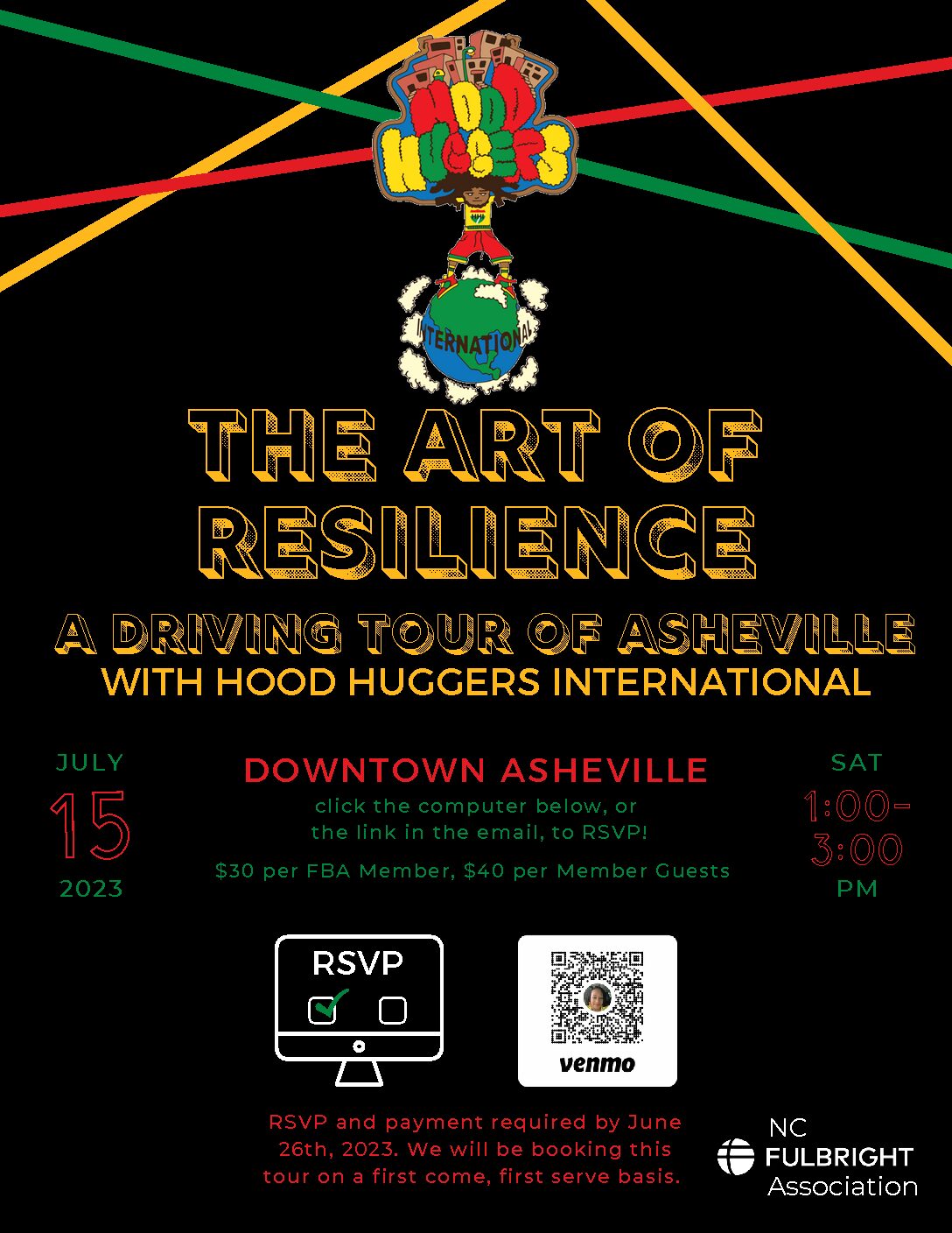 *Rescheduled* The Art of Resilience: A Driving Tour of Asheville with Hood Huggers International