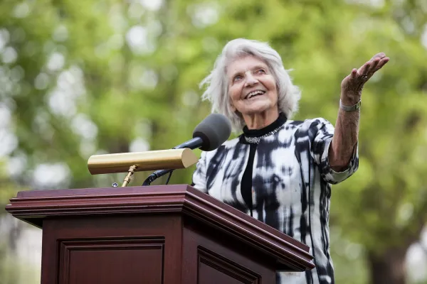 IN FOND MEMORY OF A GREAT LADY HARRIET FULBRIGHT December 13, 1933-September 26, 2023
