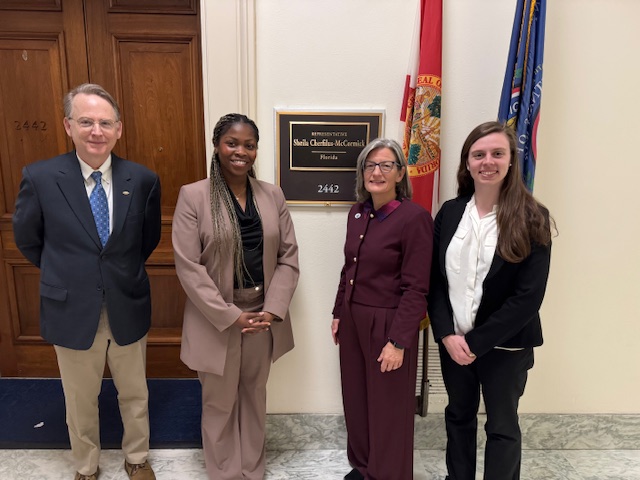 Fulbright Association members with Rep. Sheila Cheriflus-McCormick