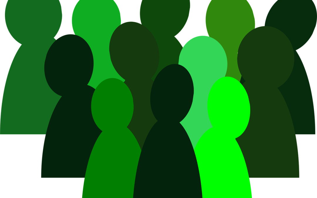 Clipart of a group of people