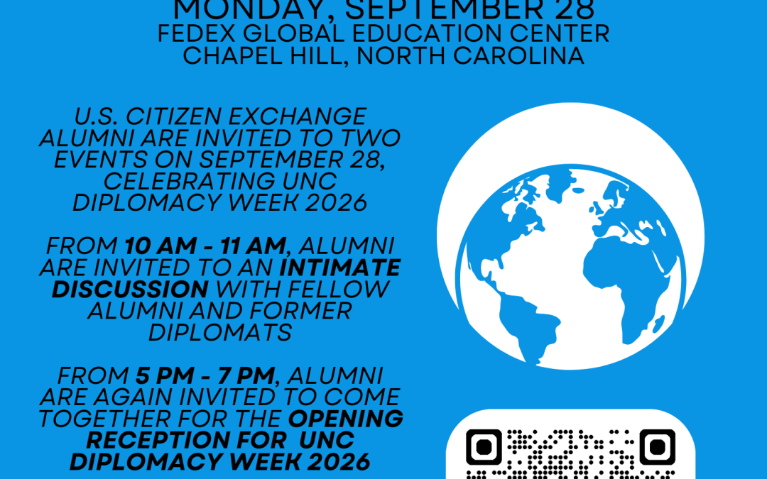 U.S. Citizen Exchange Alumni Events in NC